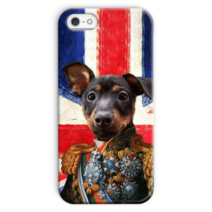 The First Lieutenant British Flag Edition: Custom Pet Phone Case - Paw & Glory - Dog Portraits - Pet Portraits