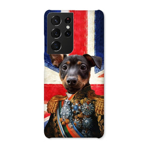 The First Lieutenant British Flag Edition: Custom Pet Phone Case - Paw & Glory - Dog Portraits - Pet Portraits