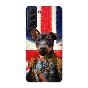 The First Lieutenant British Flag Edition: Custom Pet Phone Case - Paw & Glory - Dog Portraits - Pet Portraits