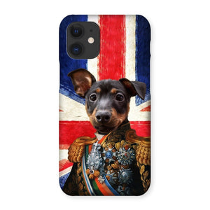 The First Lieutenant British Flag Edition: Custom Pet Phone Case - Paw & Glory - Dog Portraits - Pet Portraits