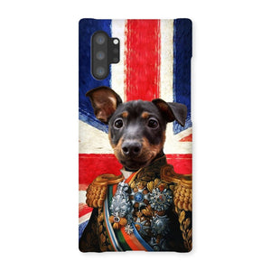 The First Lieutenant British Flag Edition: Custom Pet Phone Case - Paw & Glory - Dog Portraits - Pet Portraits