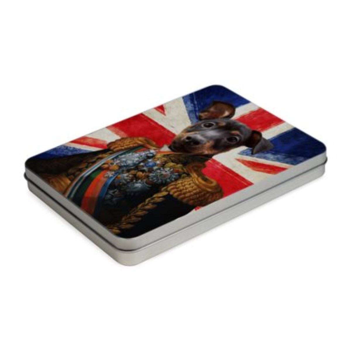 The First Lieutenant British Flag Edition: Custom Pet Puzzle - Paw & Glory - Dog Portraits - Pet Portraits