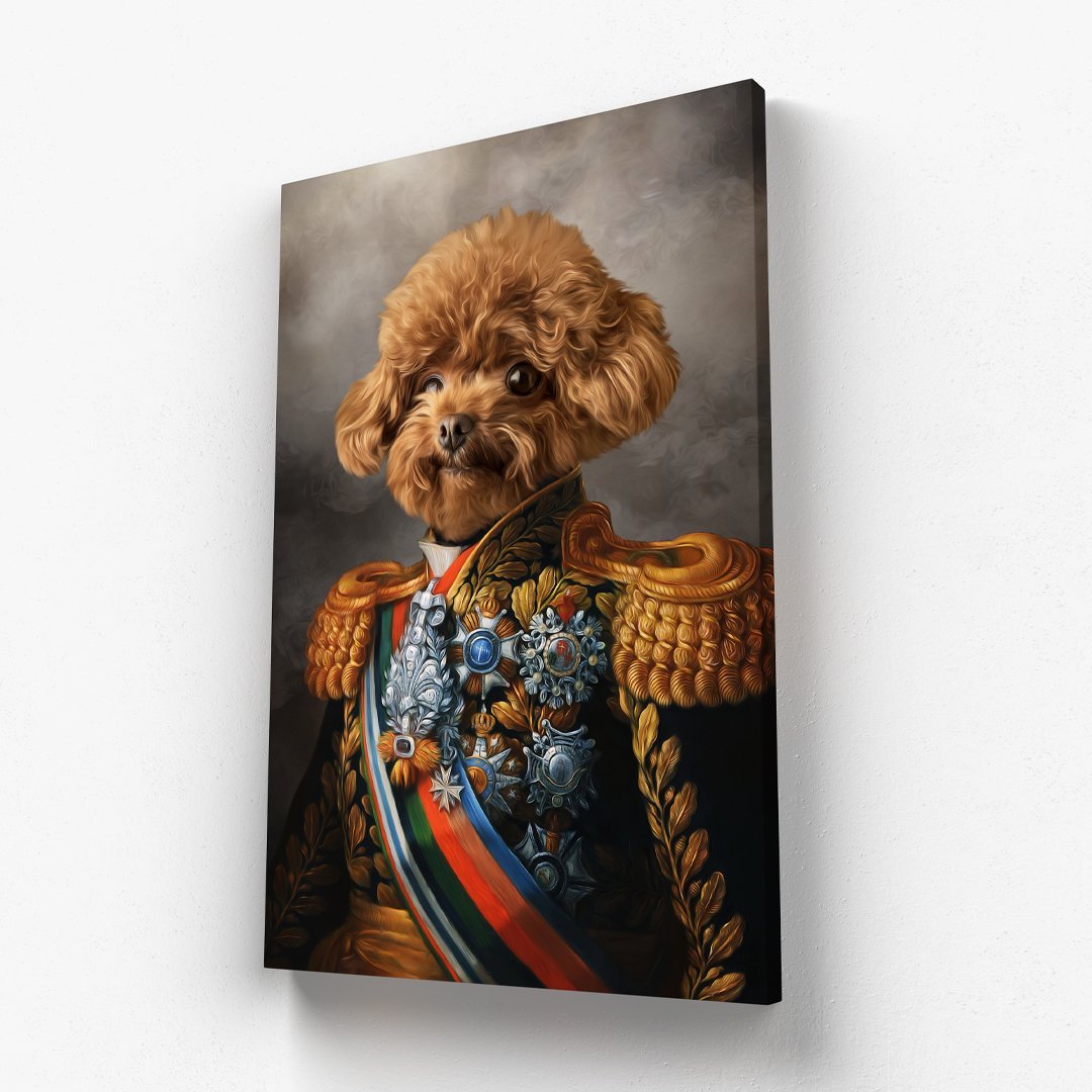 The First Lieutenant Custom Pet Canvas