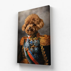 The First Lieutenant: Custom Pet Canvas - Paw & Glory - Dog Portraits - Pet Portraits