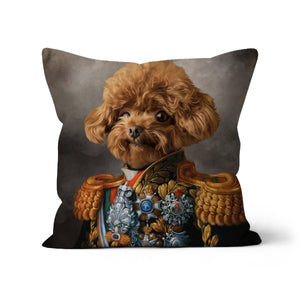 The First Lieutenant: Custom Pet Pillow - Paw & Glory - Dog Portraits - Pet Portraits