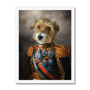 The First Lieutenant: Custom Pet Portrait - Paw & Glory - Dog Portraits - Pet Portraits