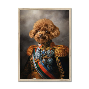 The First Lieutenant: Custom Pet Portrait - Paw & Glory - Dog Portraits - Pet Portraits