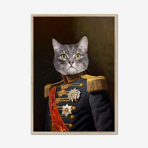 The Fleet Commander: Custom Pet Portrait - Paw & Glory - Dog Portraits - Pet Portraits