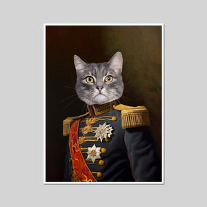 The Fleet Commander: Custom Pet Portrait - Paw & Glory - Dog Portraits - Pet Portraits