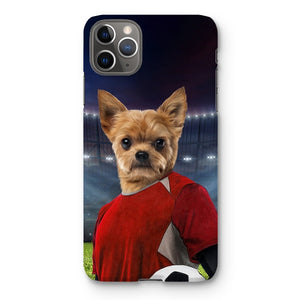 The Football Player: Custom Pet Phone Case - Paw & Glory - Dog Portraits - Pet Portraits