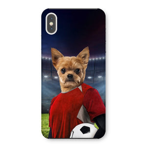 The Football Player: Custom Pet Phone Case - Paw & Glory - Dog Portraits - Pet Portraits