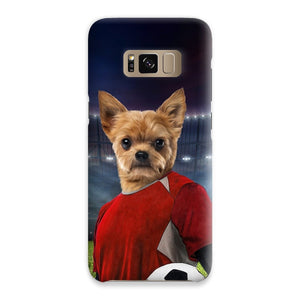 The Football Player: Custom Pet Phone Case - Paw & Glory - Dog Portraits - Pet Portraits