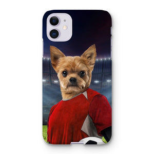 The Football Player: Custom Pet Phone Case - Paw & Glory - Dog Portraits - Pet Portraits