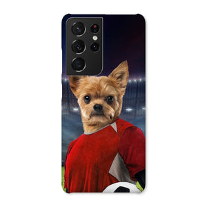 The Football Player: Custom Pet Phone Case - Paw & Glory - Dog Portraits - Pet Portraits