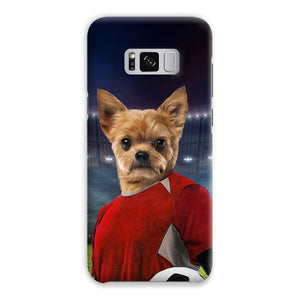 The Football Player: Custom Pet Phone Case - Paw & Glory - Dog Portraits - Pet Portraits