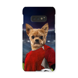 The Football Player: Custom Pet Phone Case - Paw & Glory - Dog Portraits - Pet Portraits