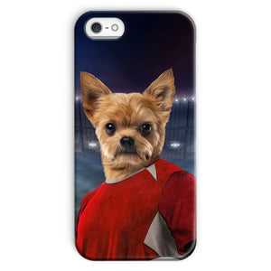 The Football Player: Custom Pet Phone Case - Paw & Glory - Dog Portraits - Pet Portraits