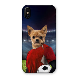 The Football Player: Custom Pet Phone Case - Paw & Glory - Dog Portraits - Pet Portraits