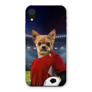 The Football Player: Custom Pet Phone Case - Paw & Glory - Dog Portraits - Pet Portraits