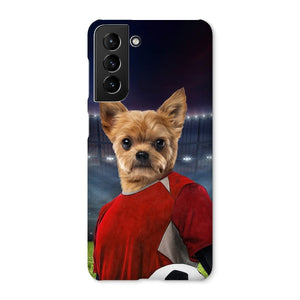 The Football Player: Custom Pet Phone Case - Paw & Glory - Dog Portraits - Pet Portraits