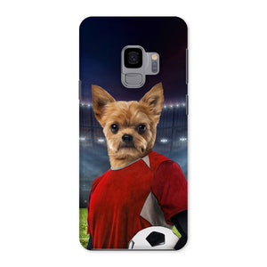 The Football Player: Custom Pet Phone Case - Paw & Glory - Dog Portraits - Pet Portraits