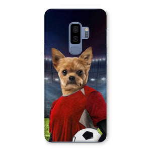 The Football Player: Custom Pet Phone Case - Paw & Glory - Dog Portraits - Pet Portraits