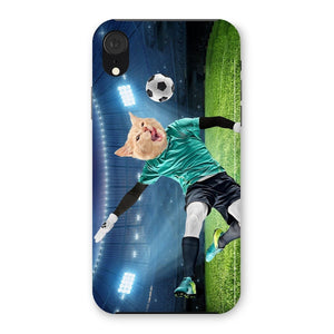 The Football Star: Custom Pet Phone Case - Paw & Glory - Dog Portraits - Pet Portraits