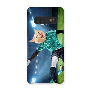 The Football Star: Custom Pet Phone Case - Paw & Glory - Dog Portraits - Pet Portraits