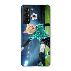 The Football Star: Custom Pet Phone Case - Paw & Glory - Dog Portraits - Pet Portraits