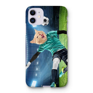 The Football Star: Custom Pet Phone Case - Paw & Glory - Dog Portraits - Pet Portraits