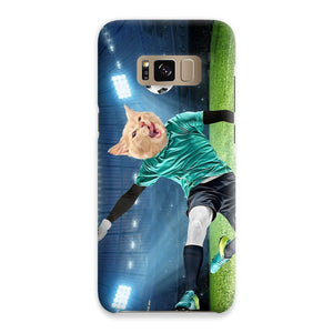 The Football Star: Custom Pet Phone Case - Paw & Glory - Dog Portraits - Pet Portraits