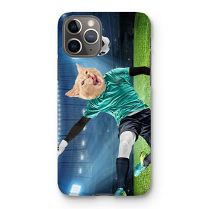 The Football Star: Custom Pet Phone Case - Paw & Glory - Dog Portraits - Pet Portraits