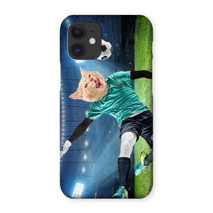 The Football Star: Custom Pet Phone Case - Paw & Glory - Dog Portraits - Pet Portraits