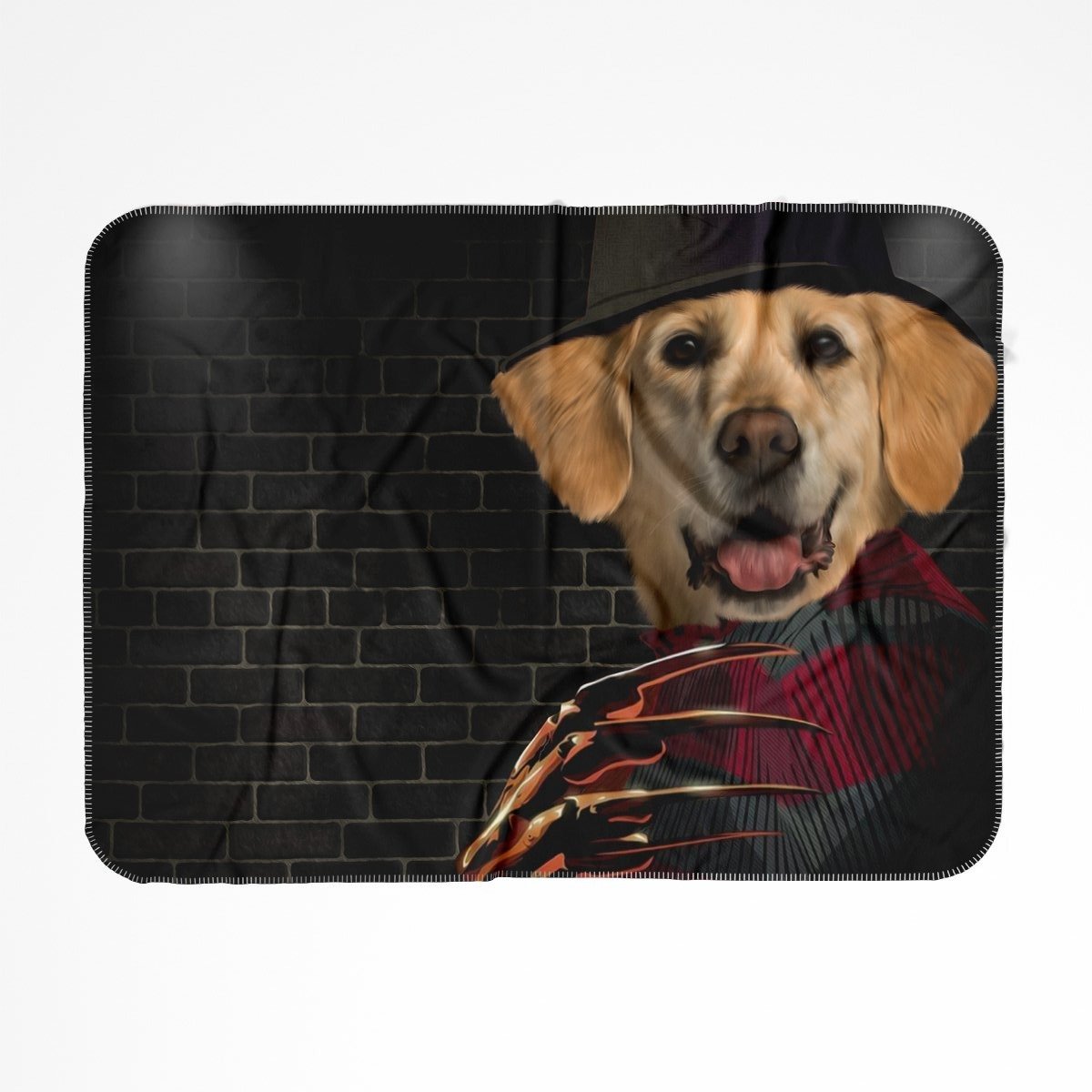 The Freddie: Custom Pet Blanket - Paw & Glory - Dog Portraits - Pet Portraits