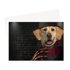 The Freddie: Custom Pet Greeting Card - Paw & Glory - Dog Portraits - Pet Portraits