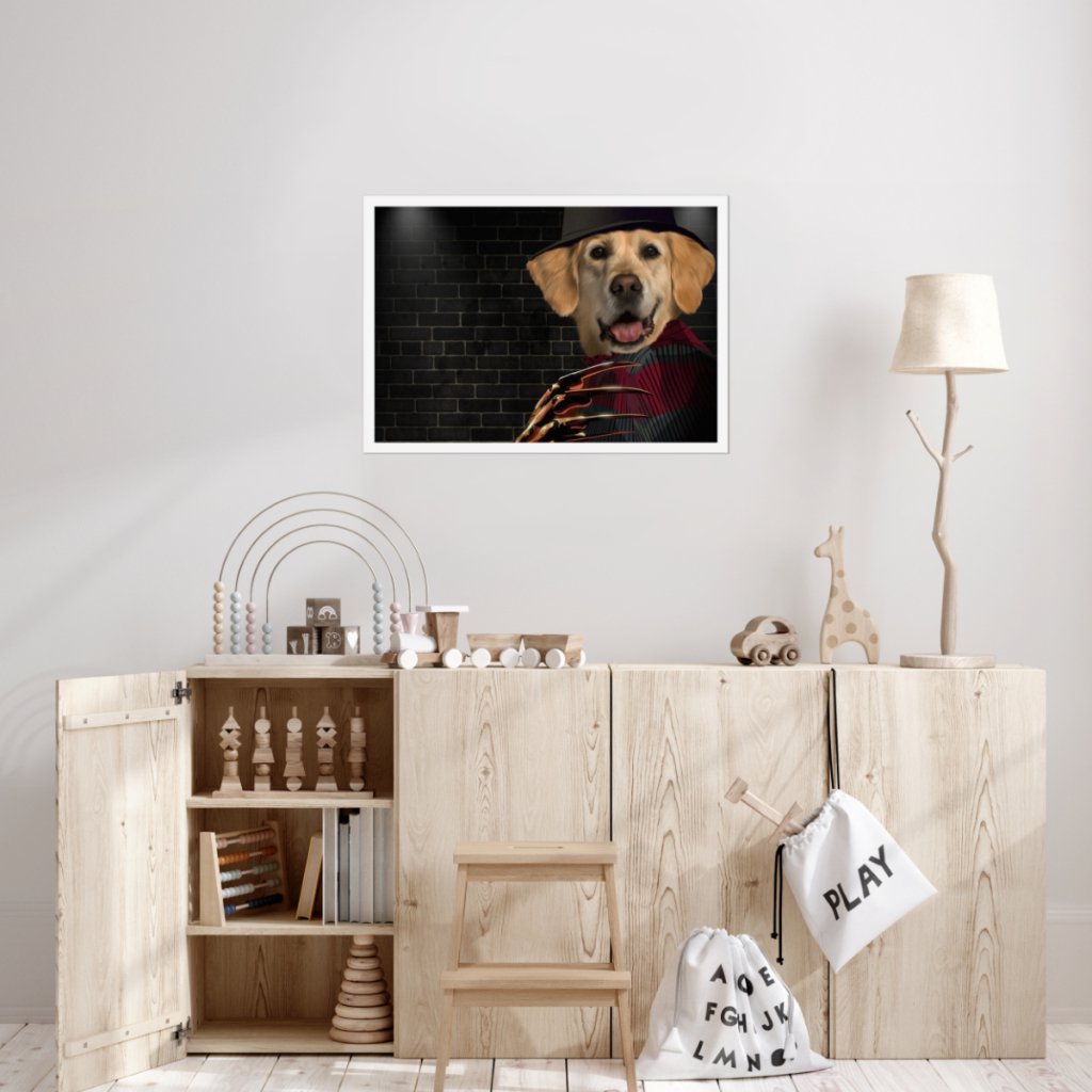 The Freddie: Custom Pet Poster - Paw & Glory - Dog Portraits - Pet Portraits