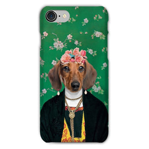 The Frida Khalo: Custom Pet Phone Case - Paw & Glory - Dog Portraits - Pet Portraits