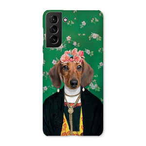 The Frida Khalo: Custom Pet Phone Case - Paw & Glory - Dog Portraits - Pet Portraits