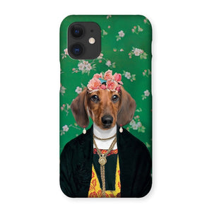 The Frida Khalo: Custom Pet Phone Case - Paw & Glory - Dog Portraits - Pet Portraits