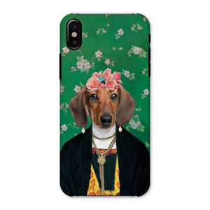 The Frida Khalo: Custom Pet Phone Case - Paw & Glory - Dog Portraits - Pet Portraits