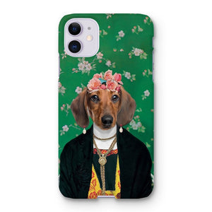 The Frida Khalo: Custom Pet Phone Case - Paw & Glory - Dog Portraits - Pet Portraits