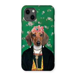 The Frida Khalo: Custom Pet Phone Case - Paw & Glory - Dog Portraits - Pet Portraits