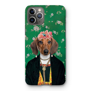 The Frida Khalo: Custom Pet Phone Case - Paw & Glory - Dog Portraits - Pet Portraits