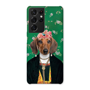 The Frida Khalo: Custom Pet Phone Case - Paw & Glory - Dog Portraits - Pet Portraits