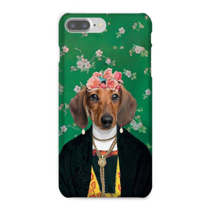 The Frida Khalo: Custom Pet Phone Case - Paw & Glory - Dog Portraits - Pet Portraits