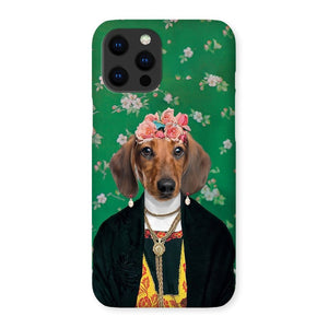 The Frida Khalo: Custom Pet Phone Case - Paw & Glory - Dog Portraits - Pet Portraits