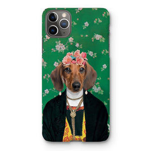 The Frida Khalo: Custom Pet Phone Case - Paw & Glory - Dog Portraits - Pet Portraits