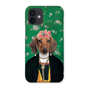 The Frida Khalo: Custom Pet Phone Case - Paw & Glory - Dog Portraits - Pet Portraits