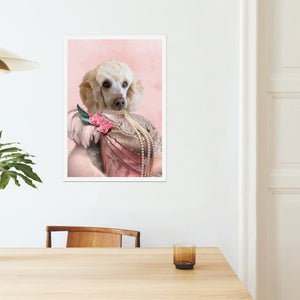 The Fur Lady: Custom Pet Poster - Paw & Glory - Dog Portraits - Pet Portraits