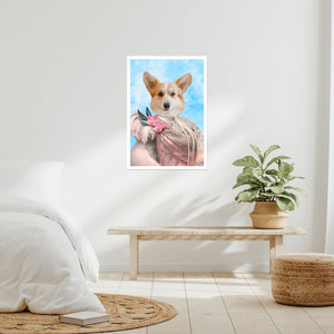 The Fur Lady: Custom Pet Poster - Paw & Glory - Dog Portraits - Pet Portraits